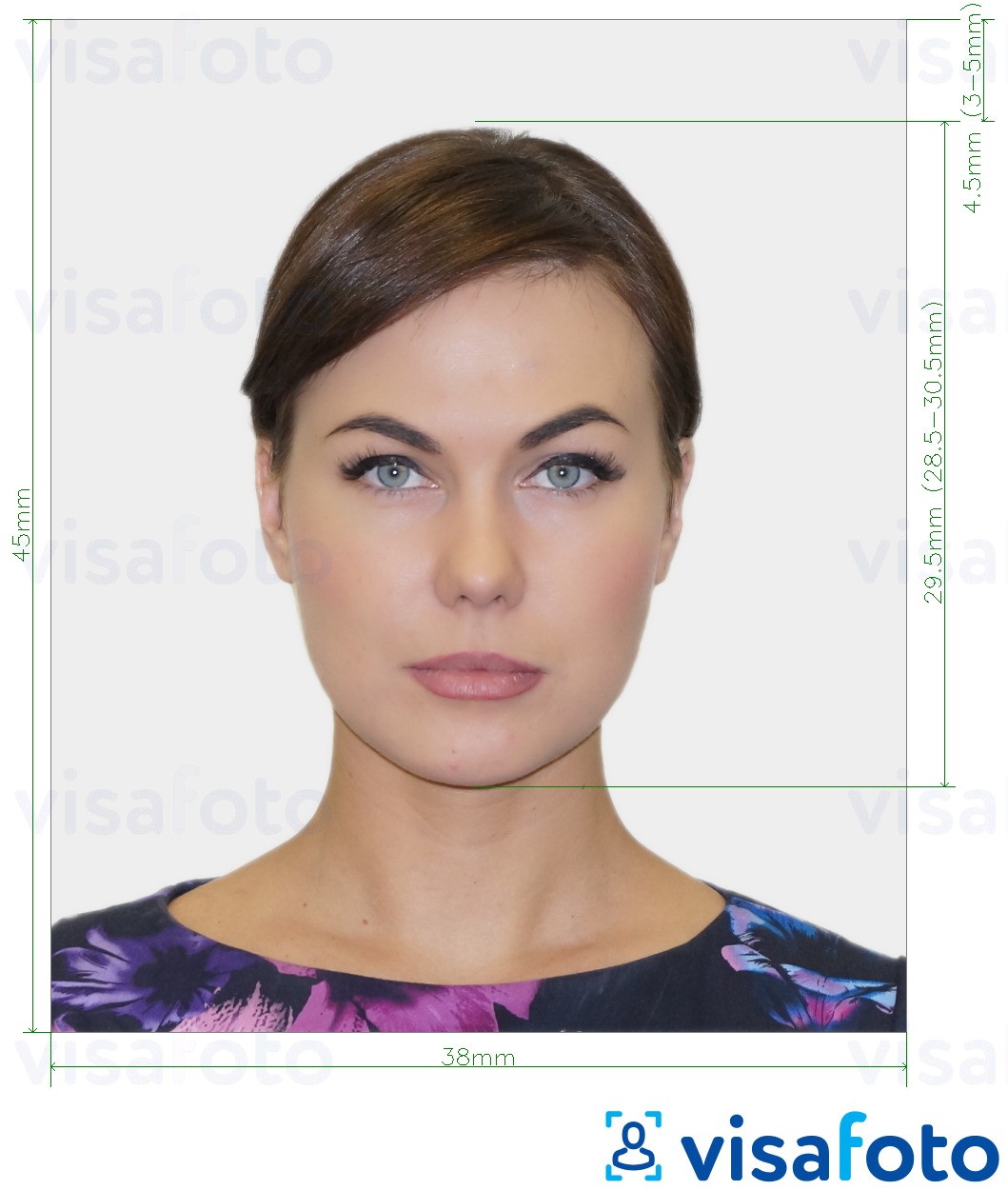 Образец фотографии для __name__ с точными размерами