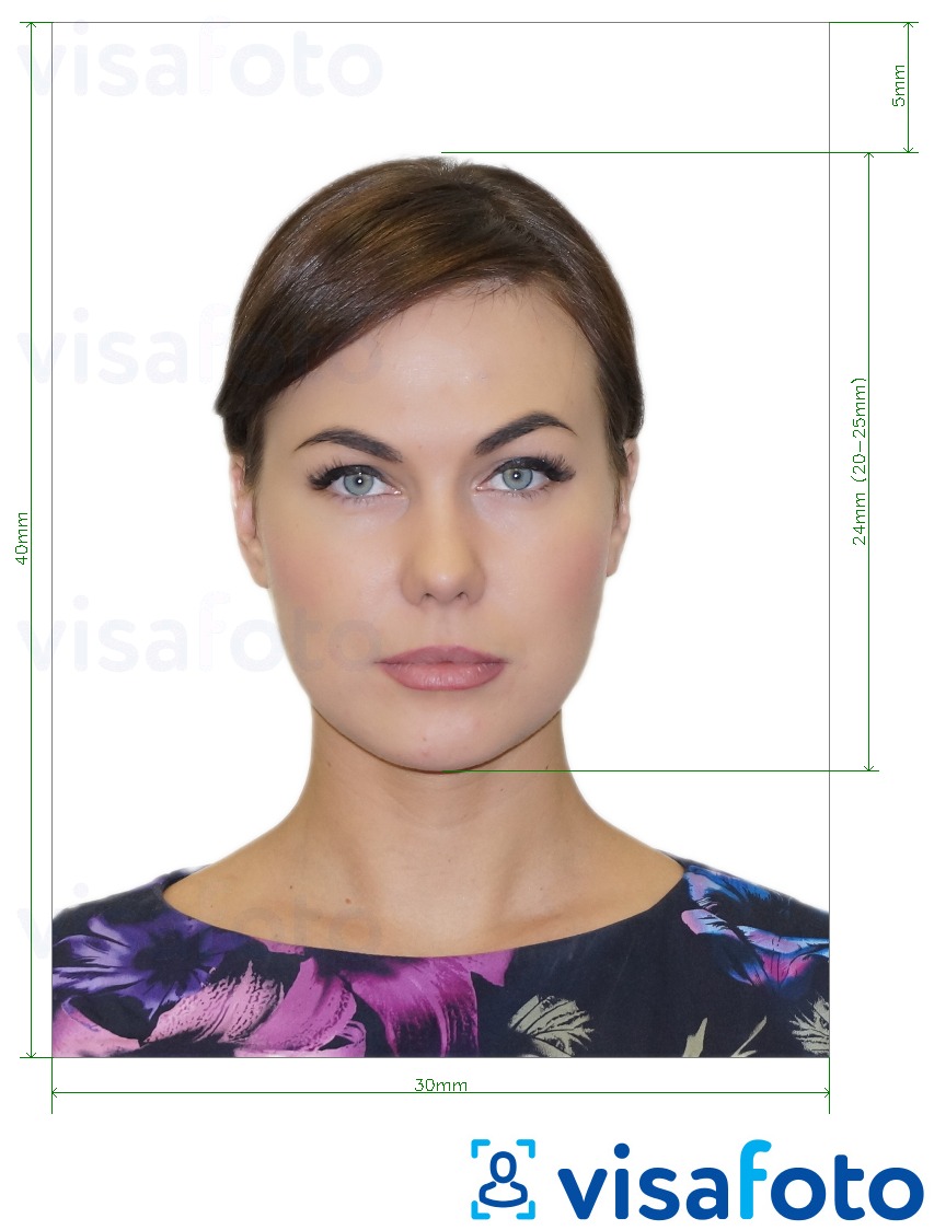 Образец фотографии для __name__ с точными размерами