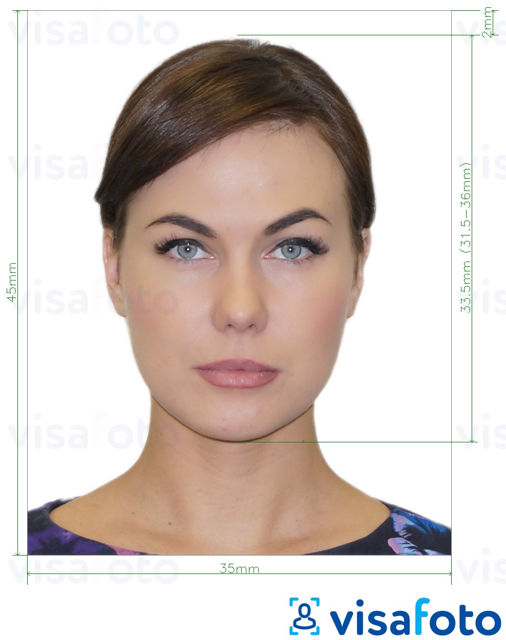 Образец фотографии для __name__ с точными размерами