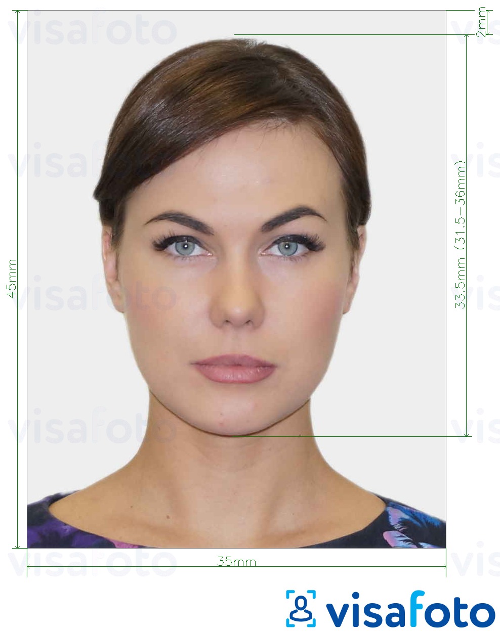 Образец фотографии для __name__ с точными размерами