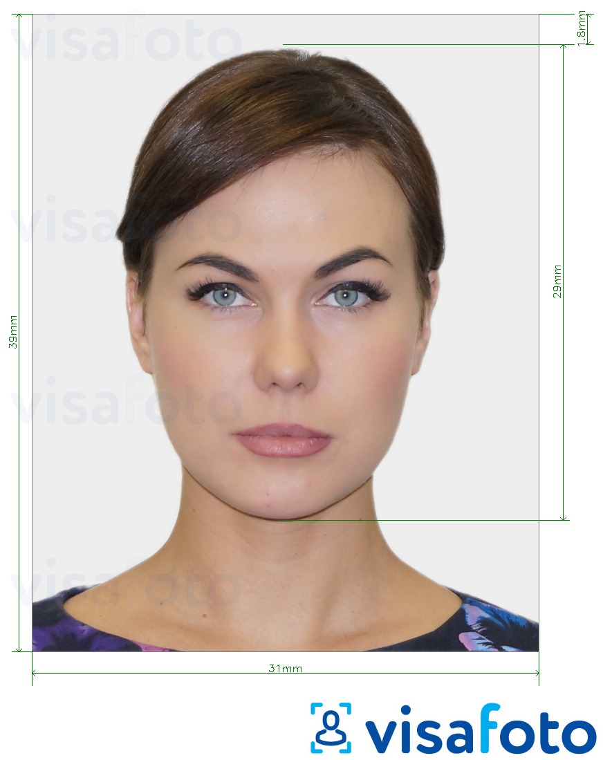 Образец фотографии для __name__ с точными размерами