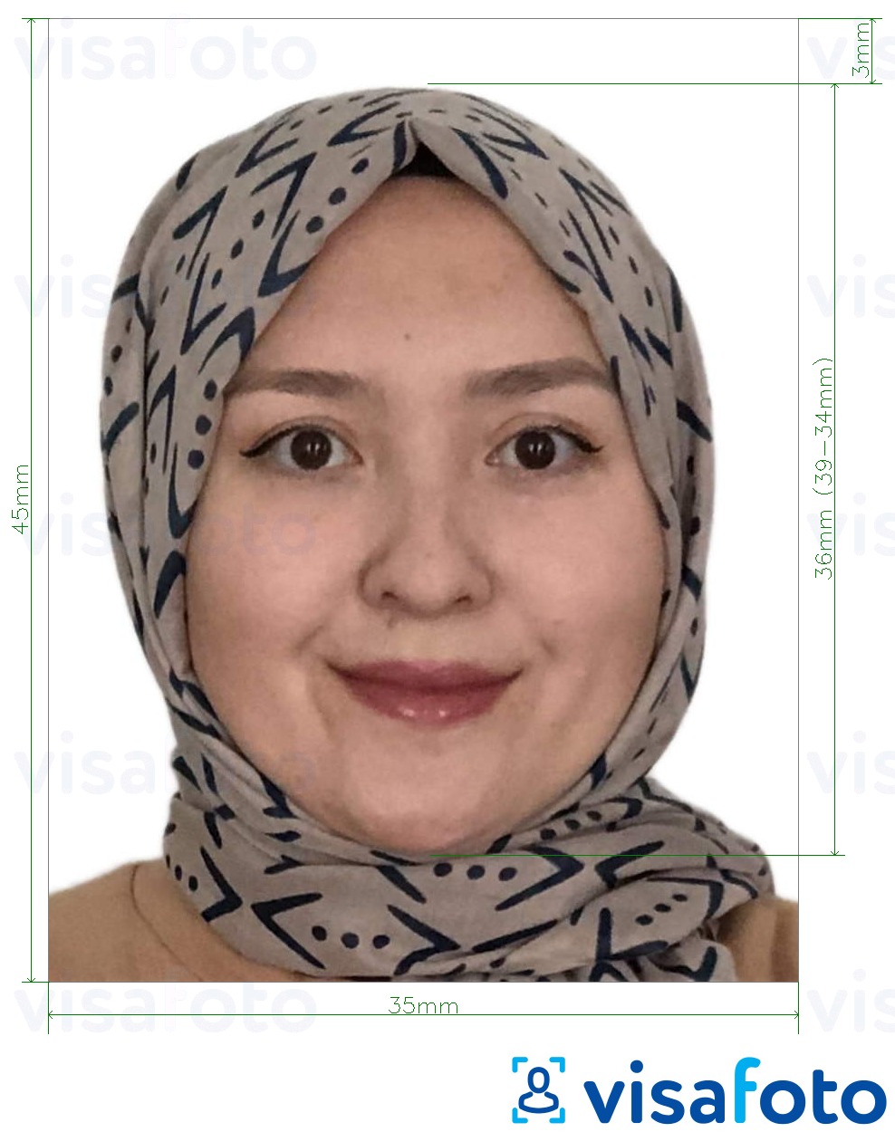 Образец фотографии для __name__ с точными размерами