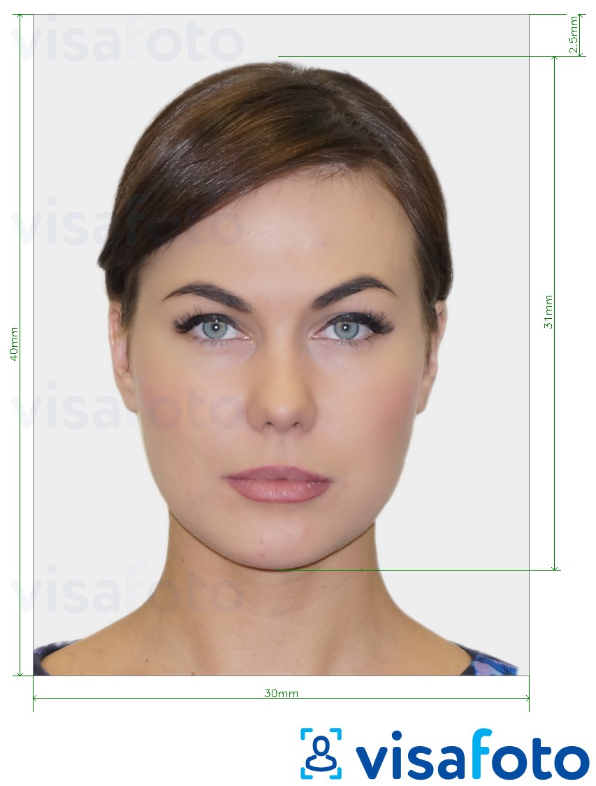Образец фотографии для __name__ с точными размерами