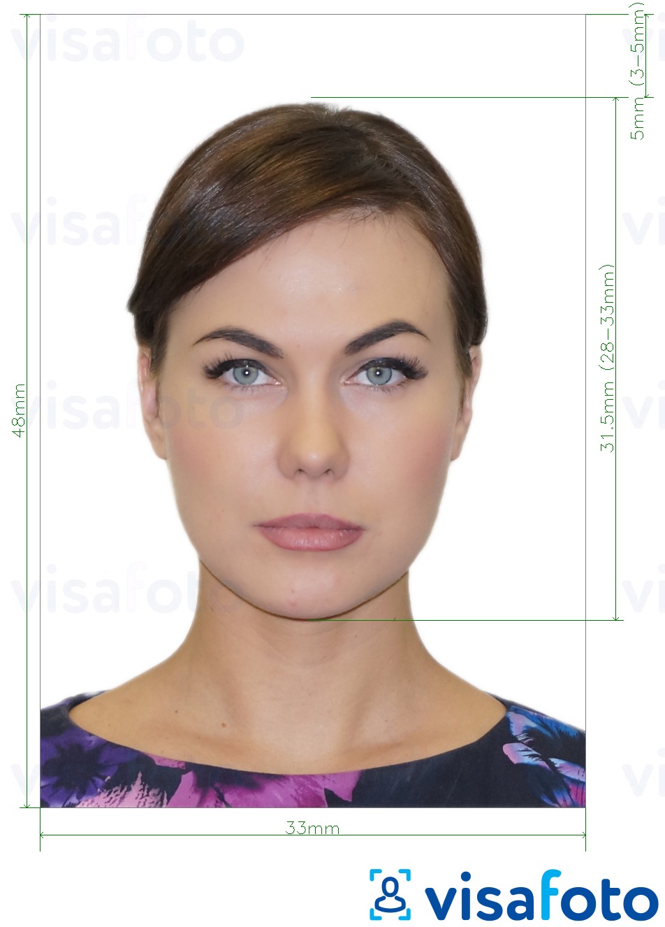 Образец фотографии для __name__ с точными размерами